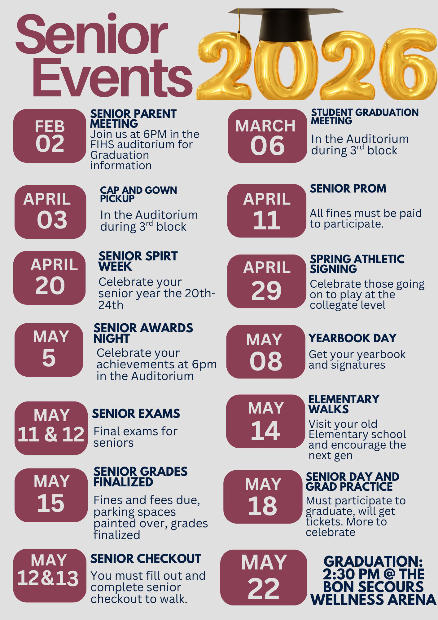 Class of 2026 Events